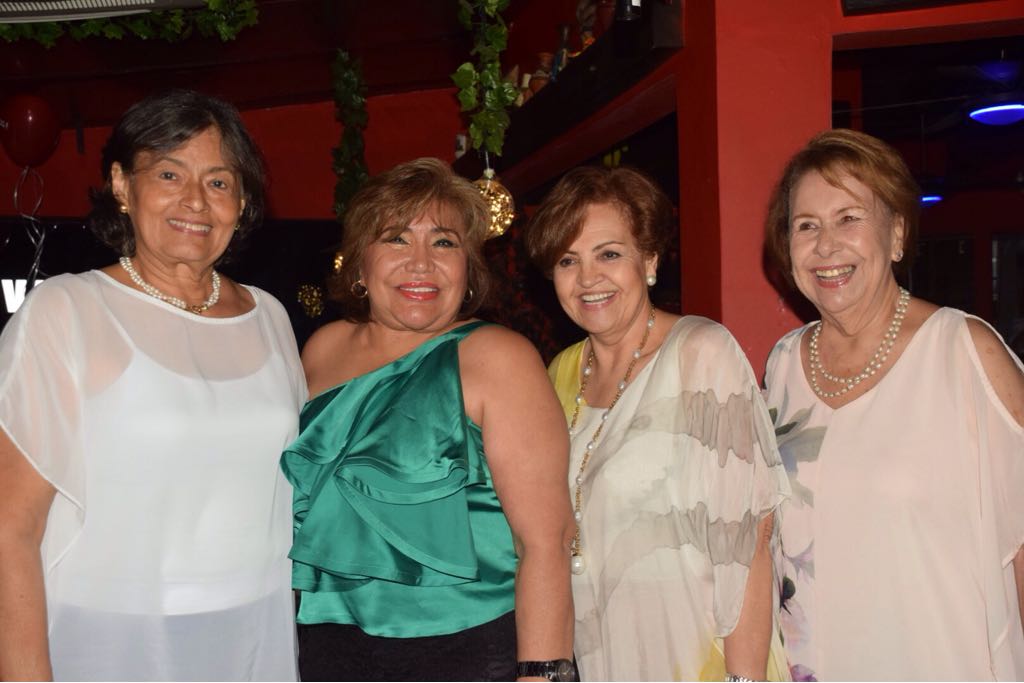 Piedad Ramírez, Martha Polanía, Magdalena de Trujillo y  Leyla Álvarez.